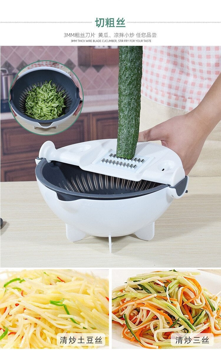 Multi-Function Household Grater Draining Basket