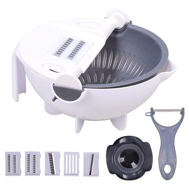 Multi-Function Household Grater Draining Basket